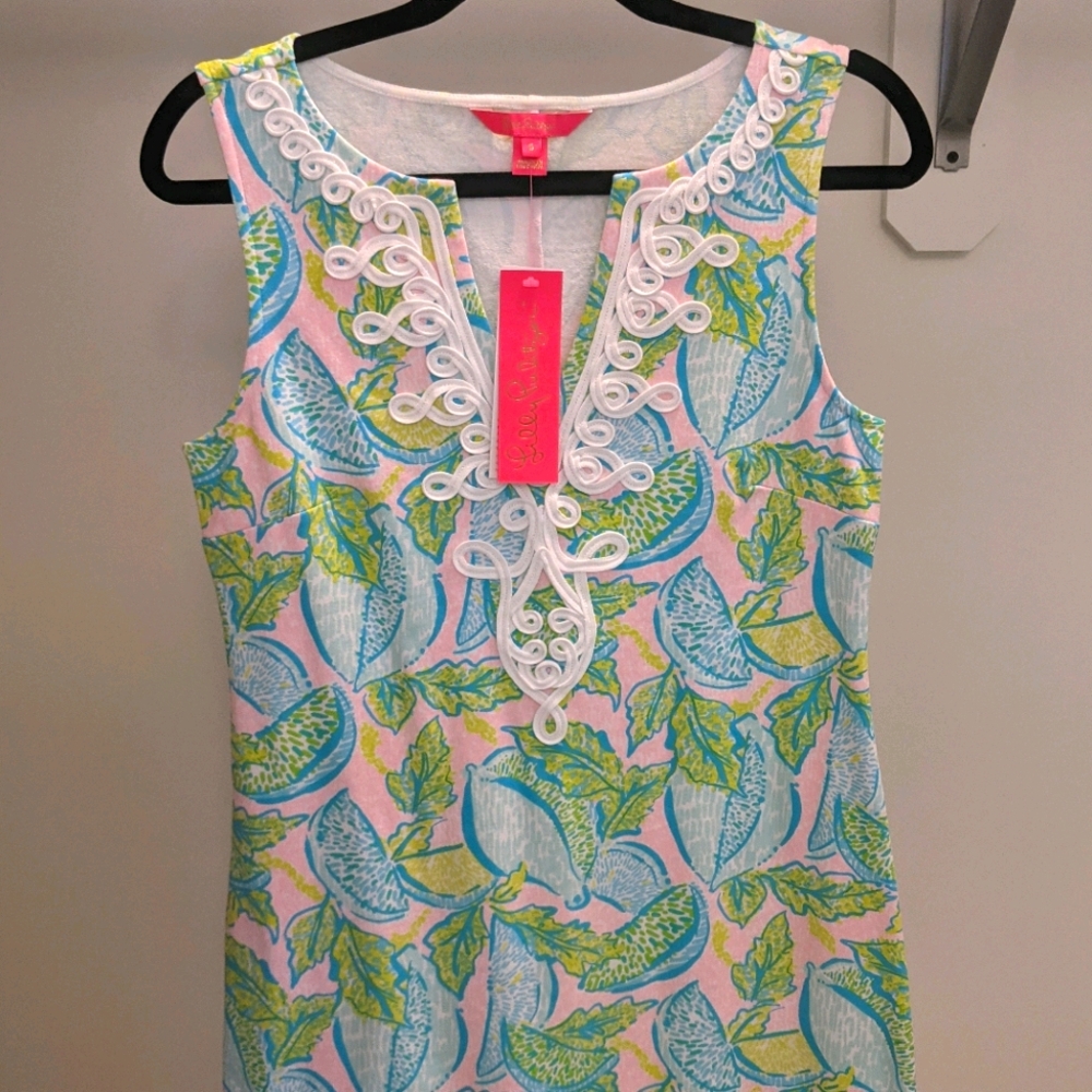 S NWT Harper Shift Dress - Urchin Pink Vitamin Sea